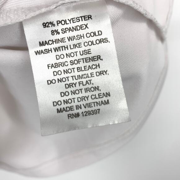 SSI Racerback Activewear Tank Top Womens Sz Medium Red White Built In Shelf Bra - Picture 6 of 6